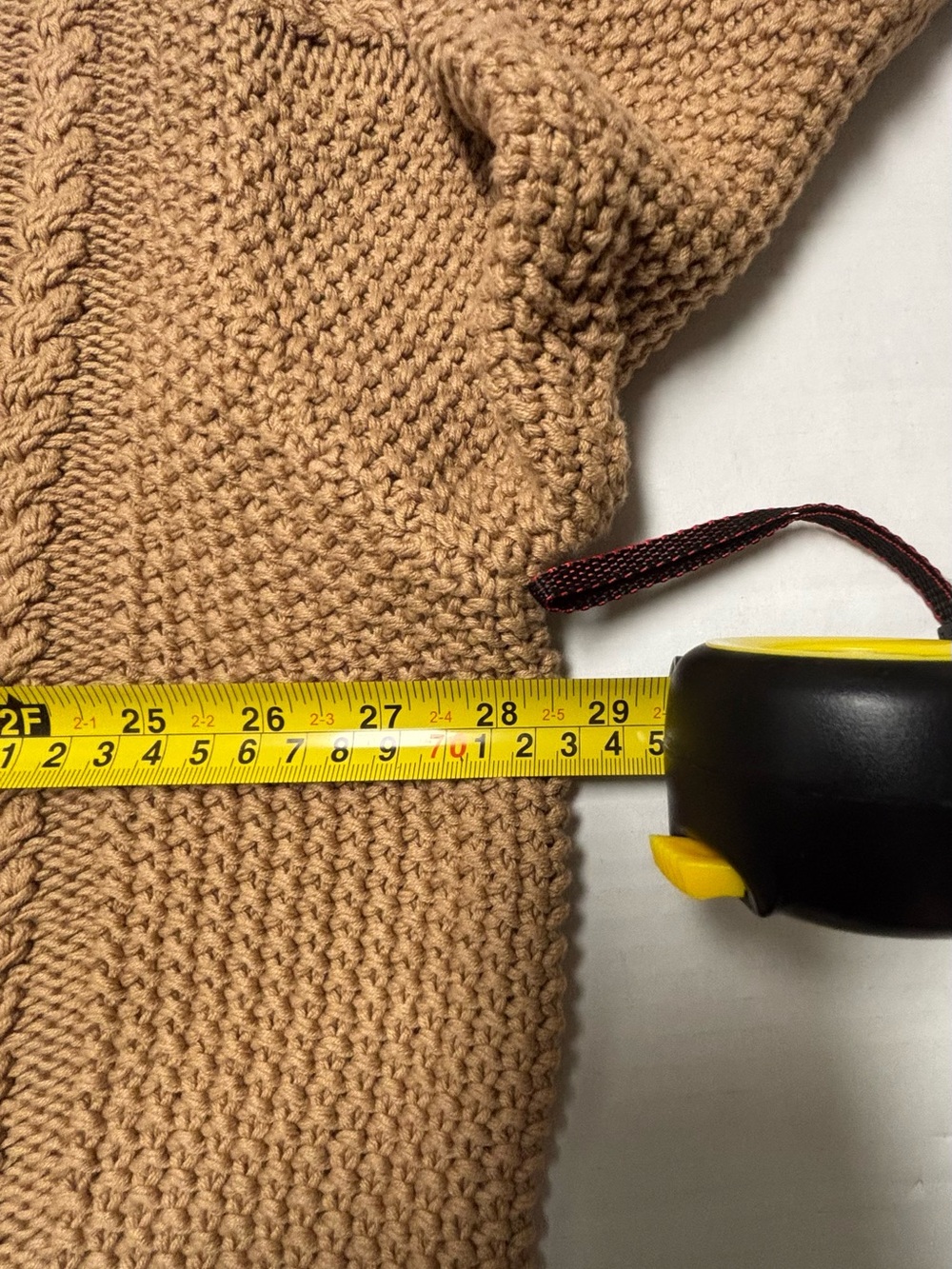 Quince organic cotton oversized cable cardigan, size L - Picture 5 of 13